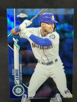 Kyle Lewis 2020 Topps Chrome Blue Parallel /150 True Investment Rc Hot Buy Rook