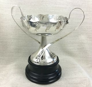Antique Wmf Silver Plated Centerpiece Trophy Bowl German Jugendstil Art Nouveau