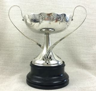 Antique WMF Silver Plated Centerpiece Trophy Bowl German Jugendstil Art Nouveau 3