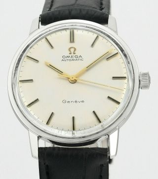 Vintage Omega Seamaster Geneve Automatic Cal 552 1967 S/steel Mens Wrist Watch