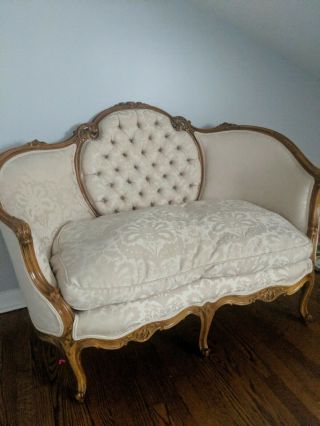 Antique Victorian Settee And Chaise