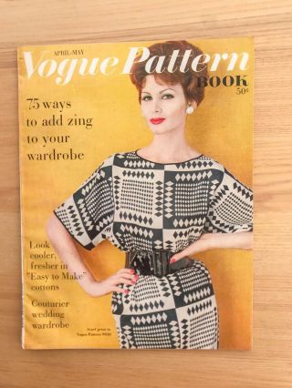 Vintage Vogue Pattern Book - April / May 1960