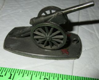 Vintage Mid - Century Metal Miniature Cannon Souvenir Gettysburg Pa Made In Japan