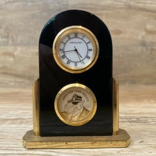 Hamilton Smooth Joe Camel Vintage Executive Desk Clock Rj Reynolds Battery