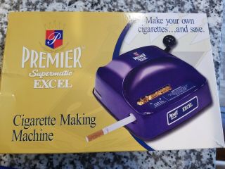 Premier Supermatic Excel Cigarette Maker Rolling Making Tobacco Injector Machine