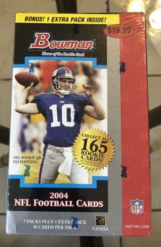 2004 Bowman Nfl Football Cards Home Of The Rookie Blaster Box