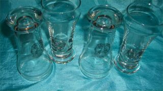Set of (4) Glasses 1996 Falls Brew Fest Beer - Volunteer Center of Placer County 2