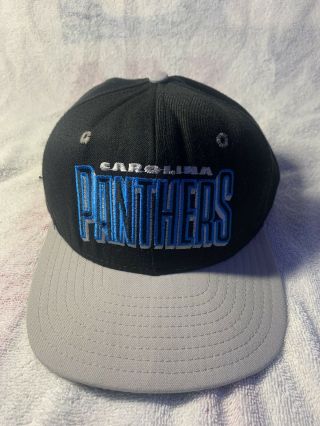 Vintage 90’s Carolina Panthers Team Nfl Snapback Hat