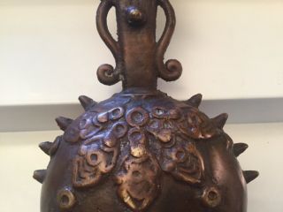 Antique Japanese 1800s Suzu Bronze Bell Tea Ceremony Antique Bell 3