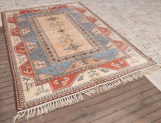 Turkish Rug 82  x115  Vintage Old Anatolian Carpet 210x295cm Area Wool Bohemian 2