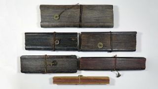 Rare Palm - Leaf (lontar) Manuscripts From Central Indonesia.  Six Books