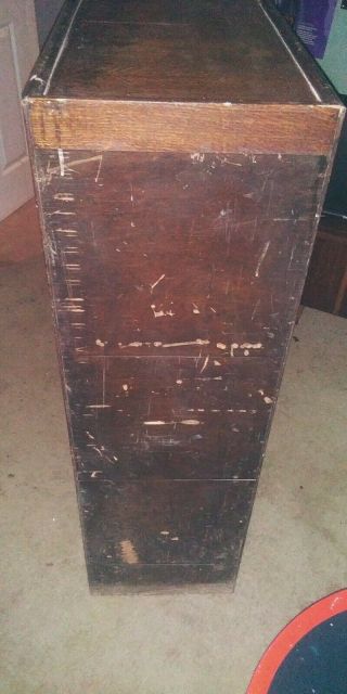 Antique File Cabinet 3 Drawer All 2