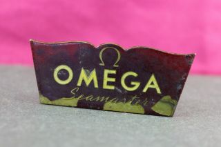 Vintage Omega Seamaster Brass Store Display