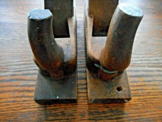 2 Vintage Antique Germany Made,  Horn Handle Wood Plane Woodworking Tool