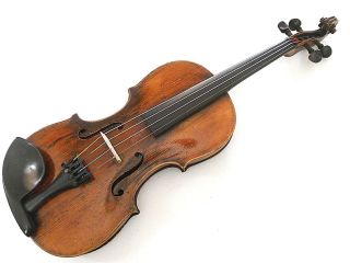 Interesting Antique Vintage Full Size Violin With Joan Carol Klotz Label