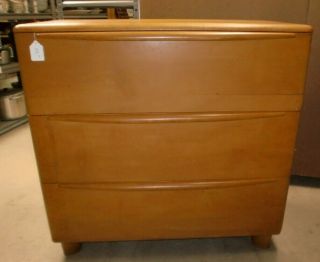 Vintage Heywood Wakefield Birch Chest With 3 Drawers