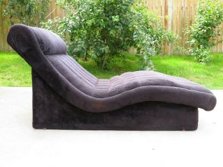 Vtg 1973 Mid Century Mod Wave Chaise Lounge Chair Daybed Adrian Pearsall Retro