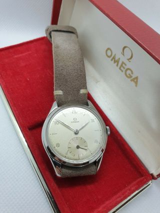 Omega Vintage Watch With Omega Box Cal.  265 1950 