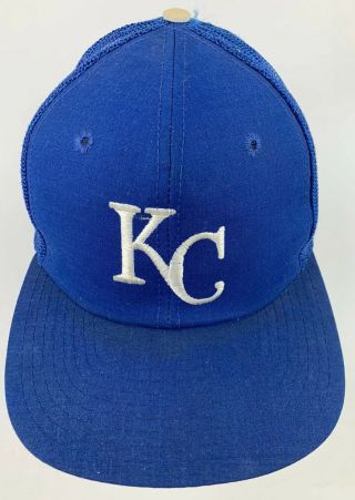 Kansas City Royals Vintage 90s Snapback Hat Cap Baseball Trucker Embroidered Mlb