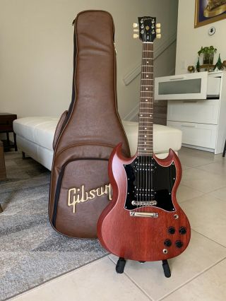 Gibson Sg Tribute Vintage Cherry Satin W/ Softshell Case