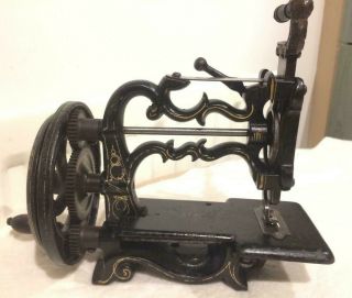 Antique James Galloway Weir Chainstitch Handcrank Sewing Machine