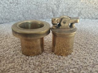 Vintage Capitol Small Round Table Lighter 2
