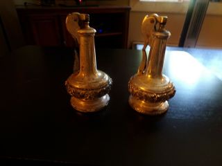 Two Vintage Ronson Silver “decanter” Grip Trigger Torch Cigarette Lighter