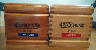 Arturo Fuente Flor Fina 8 - 5 - 8 Wood Cigar Boxes 25 cigars each,  Empty 3