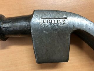 Vintage Collins USA claw hammer head weighs 16oz. 2