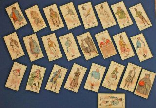 Players Cigarette Cards Characters From Dickens 1923 Full Set Of 25