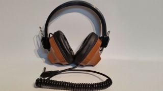Vintage E.  I.  C Deluxe Dynamic Headset Metal Detector Headphones Japan