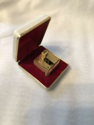 Vintage IPPAG Dice Cigarette Lighter Gold Tone In Container 3