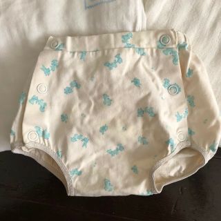 4 VINTAGE CURITY CLOTH BABY DIAPERS BLUE LABEL 1960s 4 PINS 1 RUBBER PANT 2