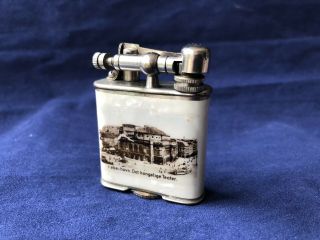 Vintage Unmarked Petrol Pocket Lighter With Liftarm Mechanism Germany??
