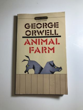 Vintage Animal Farm By George Orwell (1986,  Signet Classic,  Paperback)
