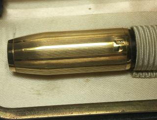Vintage Oro Italian Solid 18k Gold Cigarette Holder W/ Ejector & Case 12.  9g 2