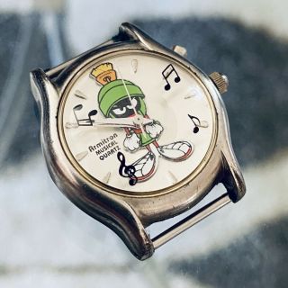 Vintage Armitron Musical Marvin The Martian Looney Tunes Watch W/o Leather Band