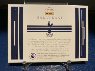 2019 - 20 Impeccable HARRY KANE DUAL GAME WORN PATCH AUTO GOLD 5/10 TOTTENHAM 2
