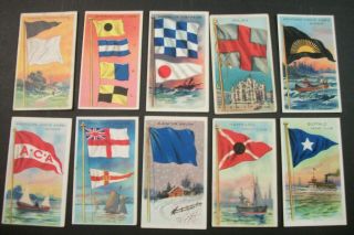 Cigarette Tobacco Cards Sweet Caporal Flags Of All Nations 1911
