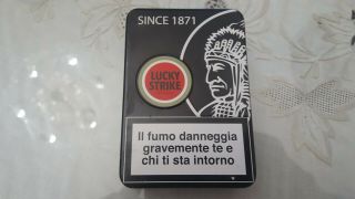 Lucky Strike Cigarette Metal Tin Case Box Limited Edition