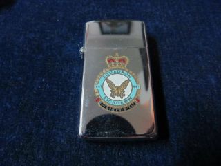 Orig Vintage " Zippo " Lighter " 443 Squadron " Rcaf - Royal Canadian Air Force