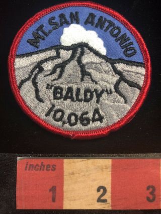 Vtg California Mt.  Baldy Mount San Antonio 10,  064 Embroidered Twill Patch 00m8
