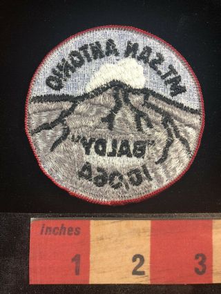 Vtg California MT.  BALDY MOUNT SAN ANTONIO 10,  064 Embroidered Twill Patch 00M8 2