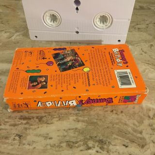 Barney - Barneys Birthday (VHS,  1992) Vintage VHS Sing Along Fun 3