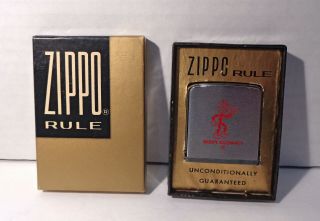 Vintage Zippo Reddy Kilowatt Rule/tape Measure With Box