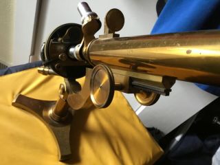 Antique Brass Microscope by R & J Beck London ca 1879 8970 Good 3