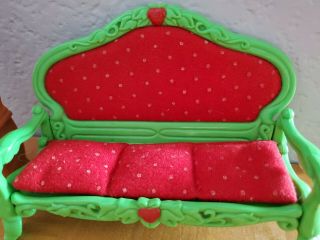 Vintage Strawberry Shortcake Berry Happy Home Living Room Furniture Clock & Sofa 3