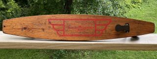 1960s Wood Skateboard Flying Ace Road Surfer Moen - Patton Inc. ,  Lancaster,  Pa.