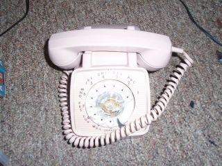 Vintage 1978 Rotary Phone Gte Pink