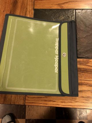 Vintage Mead Trapper Keeper School Binder Folder Green Notebook 2